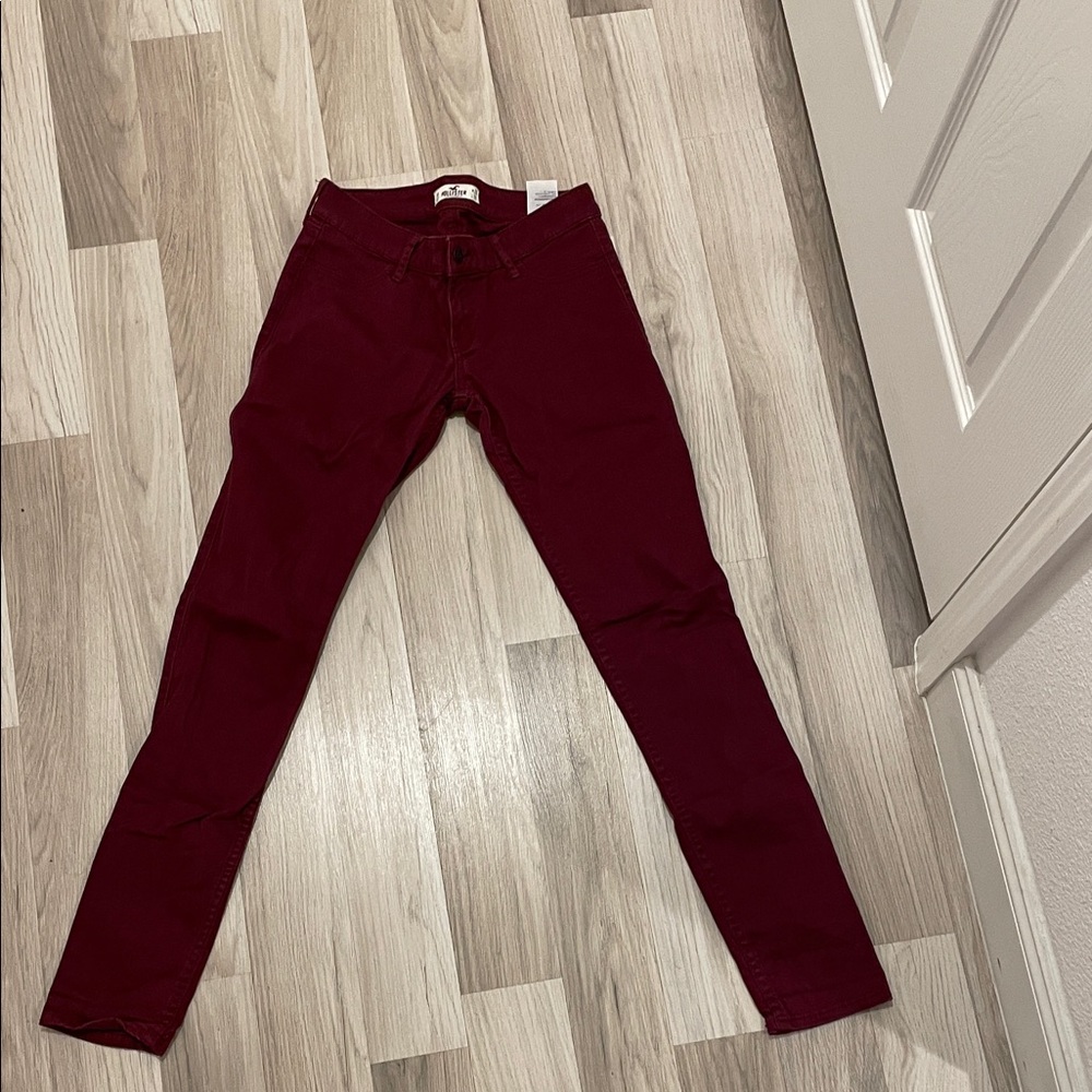 Hollister Deep Red Jeans